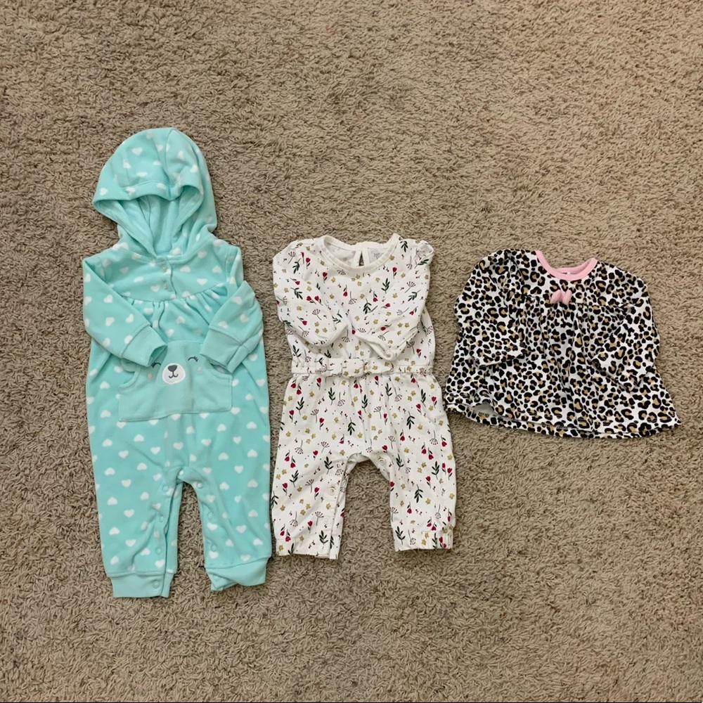 3 Piece Baby Girl Bundle